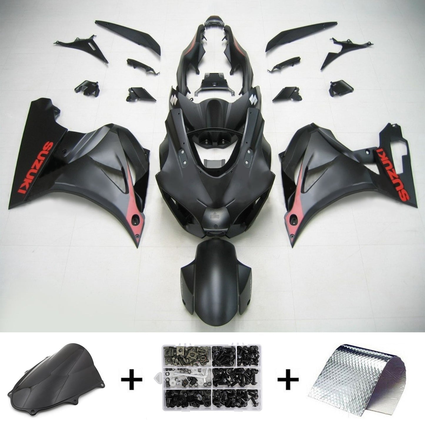 2017-2024 Suzuki GSXR1000 K17 Injection Fairing Kit Bodywork Plastic ABS #101