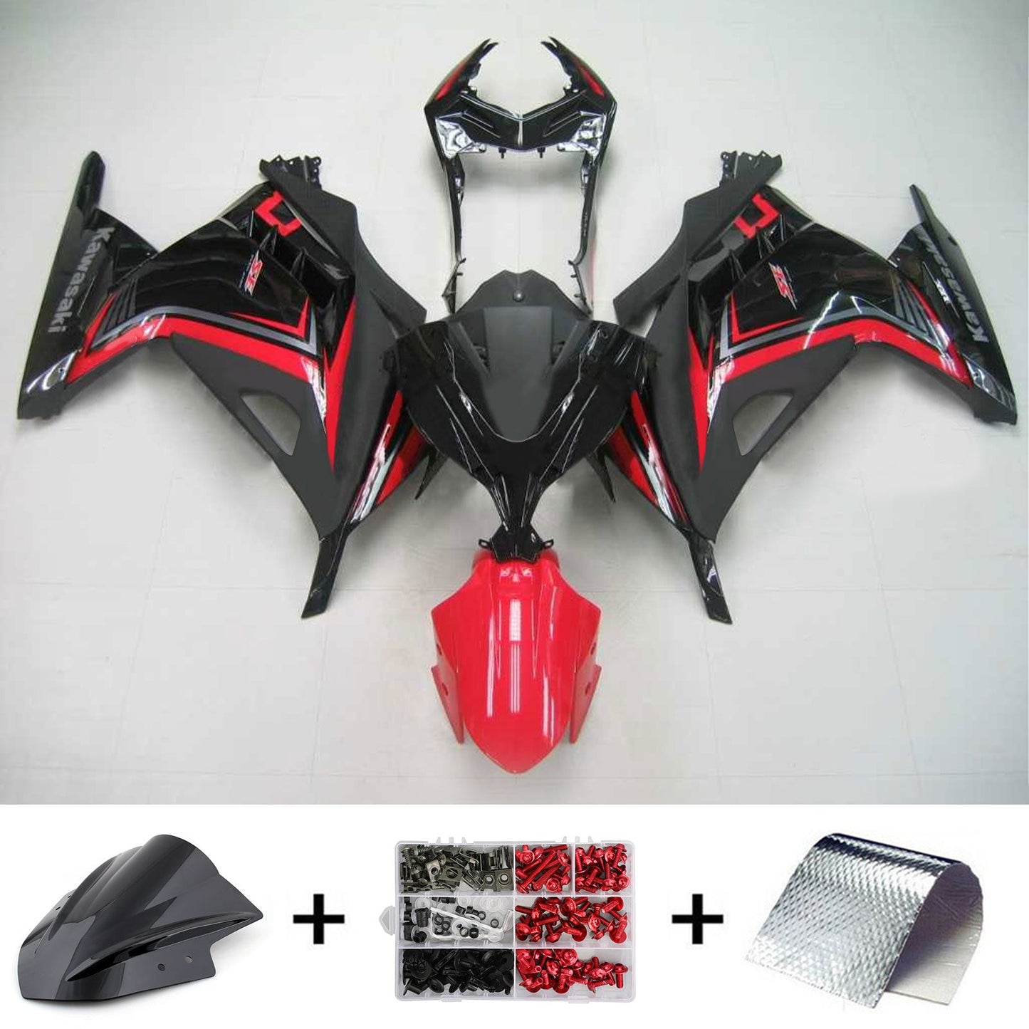 2013-2024 Kawasaki EX300/Ninja300 Injection Fairing Kit Bodywork Plastic ABS#161