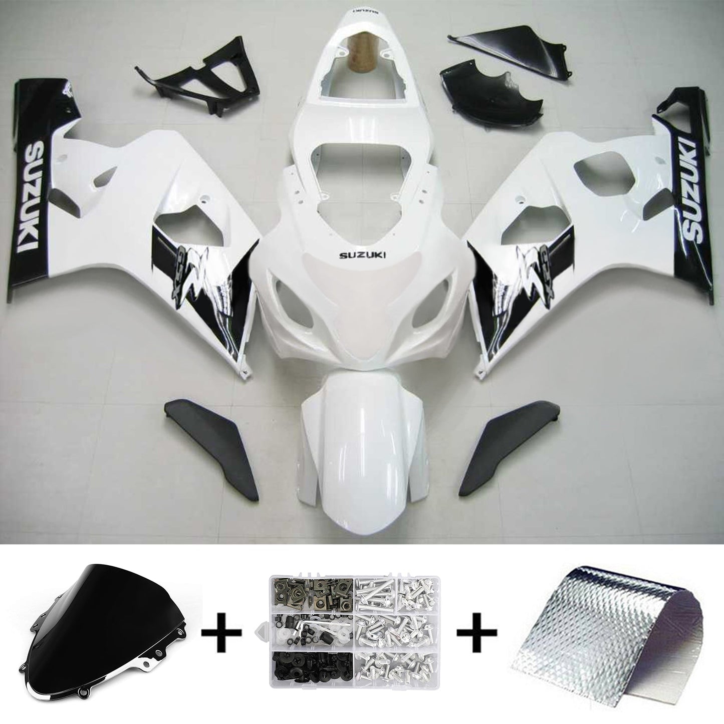 2004-2005 Suzuki GSXR 600/750 K4 Amotopart Injection Fairing Kit Bodywork Plastic ABS #140