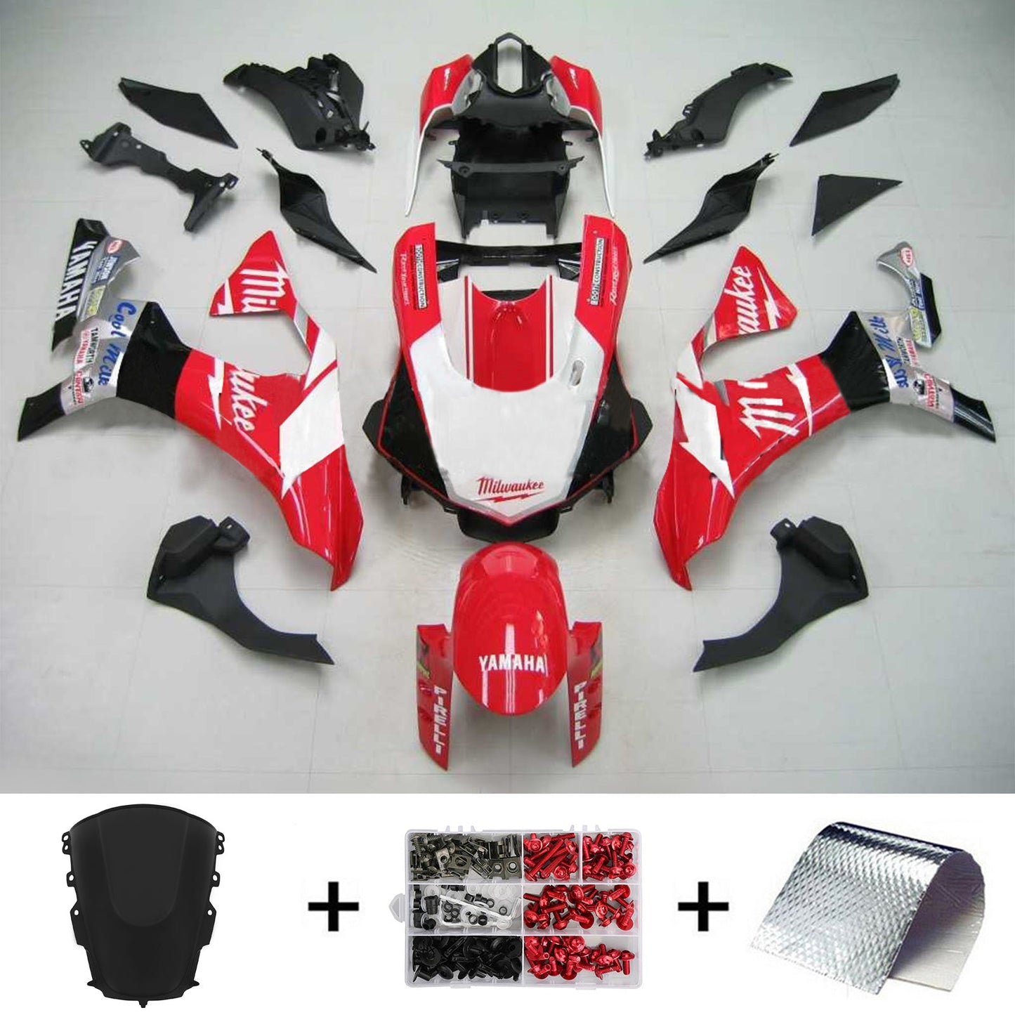 2020-2024 Yamaha YZF R1 Amotopart Injection Fairing Kit Bodywork Plastic ABS #101