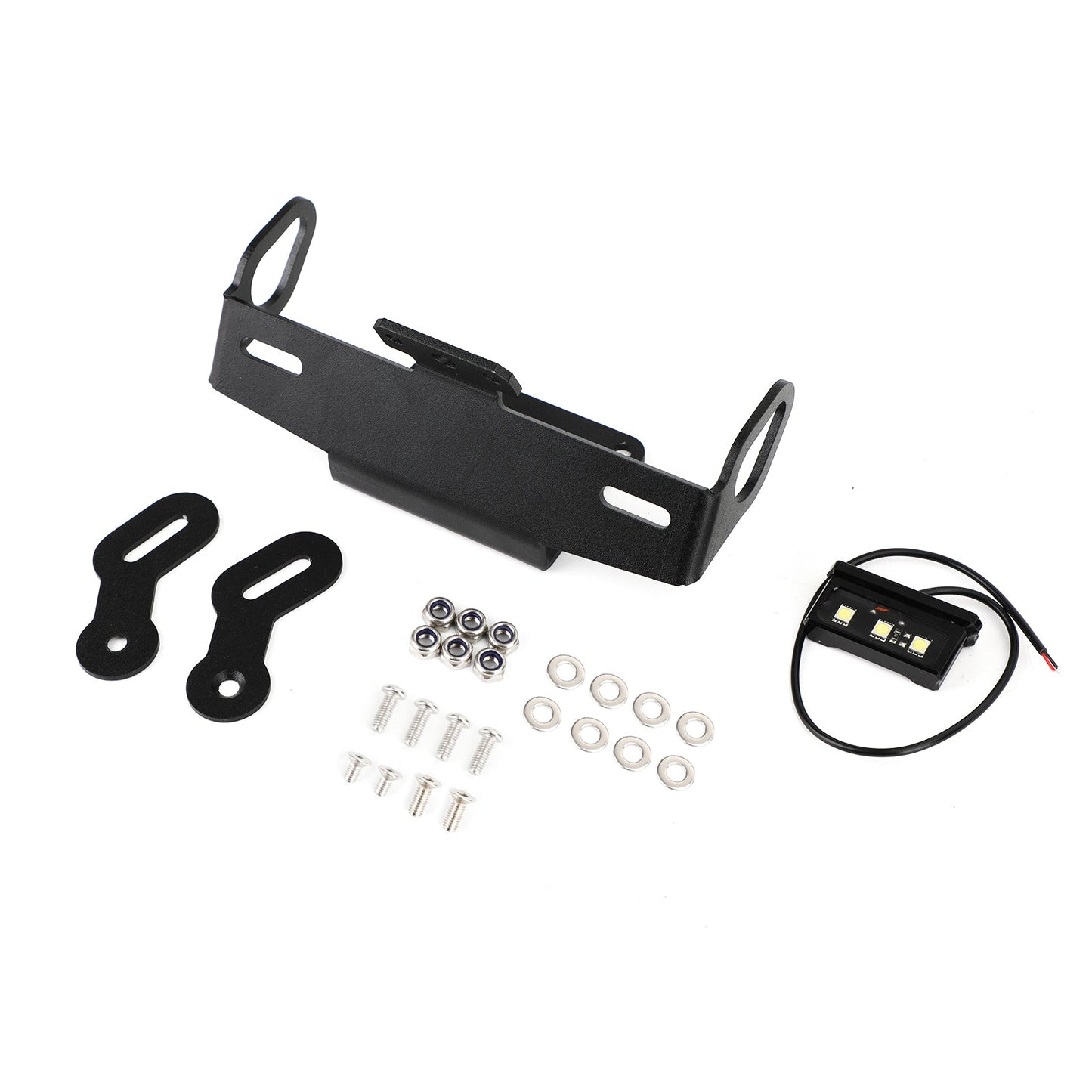 License Plate Bracket For Yamaha FZ09/MT-09 2013-2016 FZ10/MT-10 2016-2021 MT-07 Tracer 2016-2021 BLK