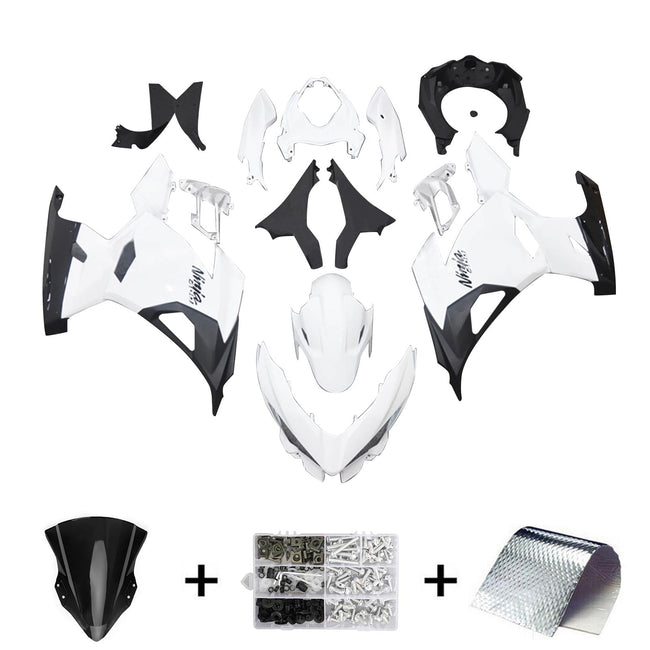 2018-2023=4 Kawasaki EX400 Ninja400 Fairing Kit Bodywork Plastic ABS