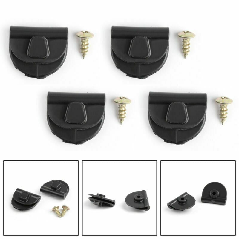 2pcs Battery Left Side Cover Clip + Screw for Harley Sportster 04-18 XL883 1200