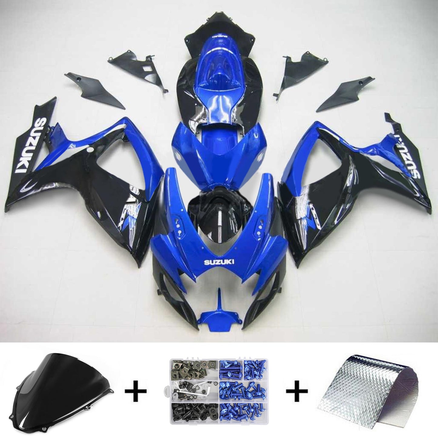 2006-2007 Suzuki GSXR 600/750 K6 Amotopart Injection Fairing Kit Bodywork Plastic ABS #127