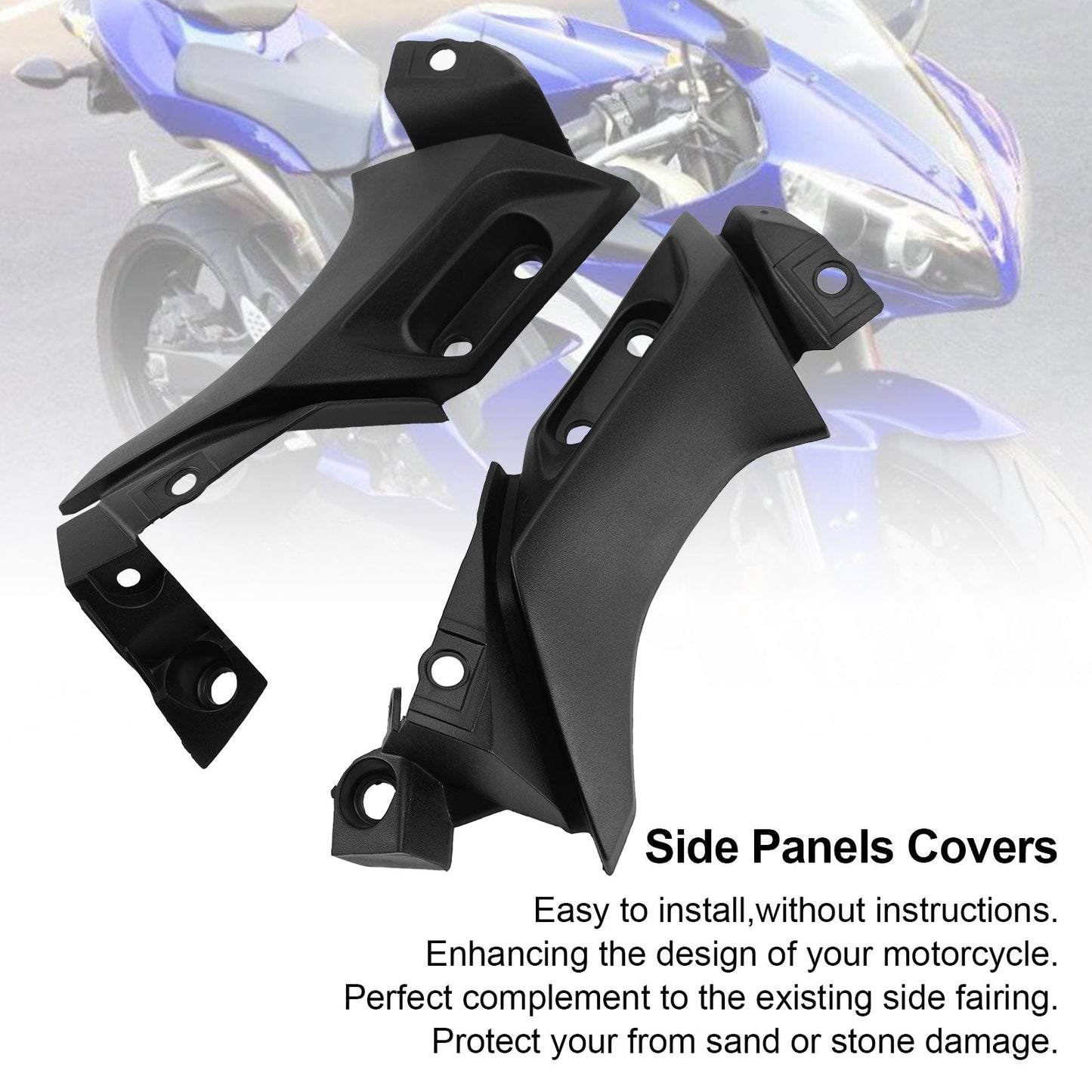 Side Frame Mid Cover Panel Fairing Cowl for Yamaha YZF R1 2004-2006