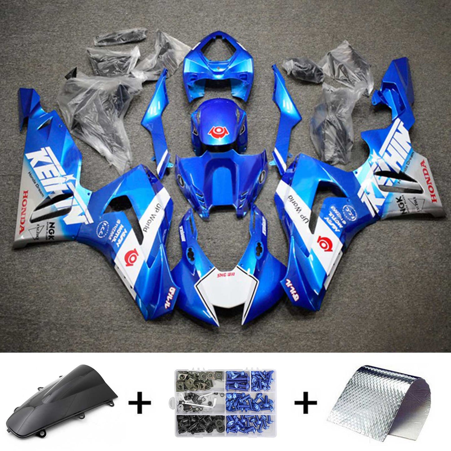 2020-2023 Honda CBR1000RR-R Injection Fairing Kit Bodywork Plastic ABS#123