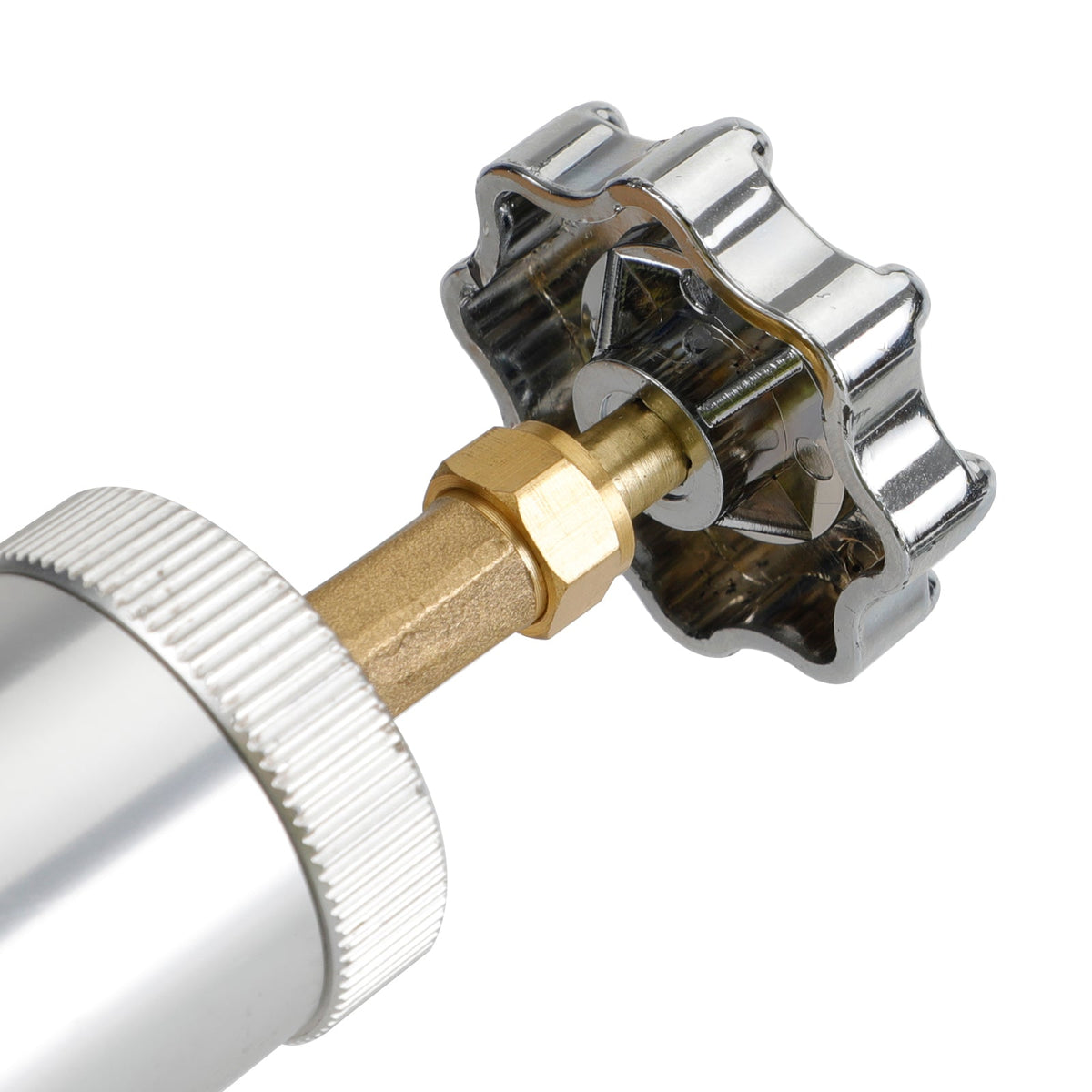 2OZ R134A R12 Hand Turn Pump Oil Injection Oil&Dye Injector Vehicle A/C Adapter