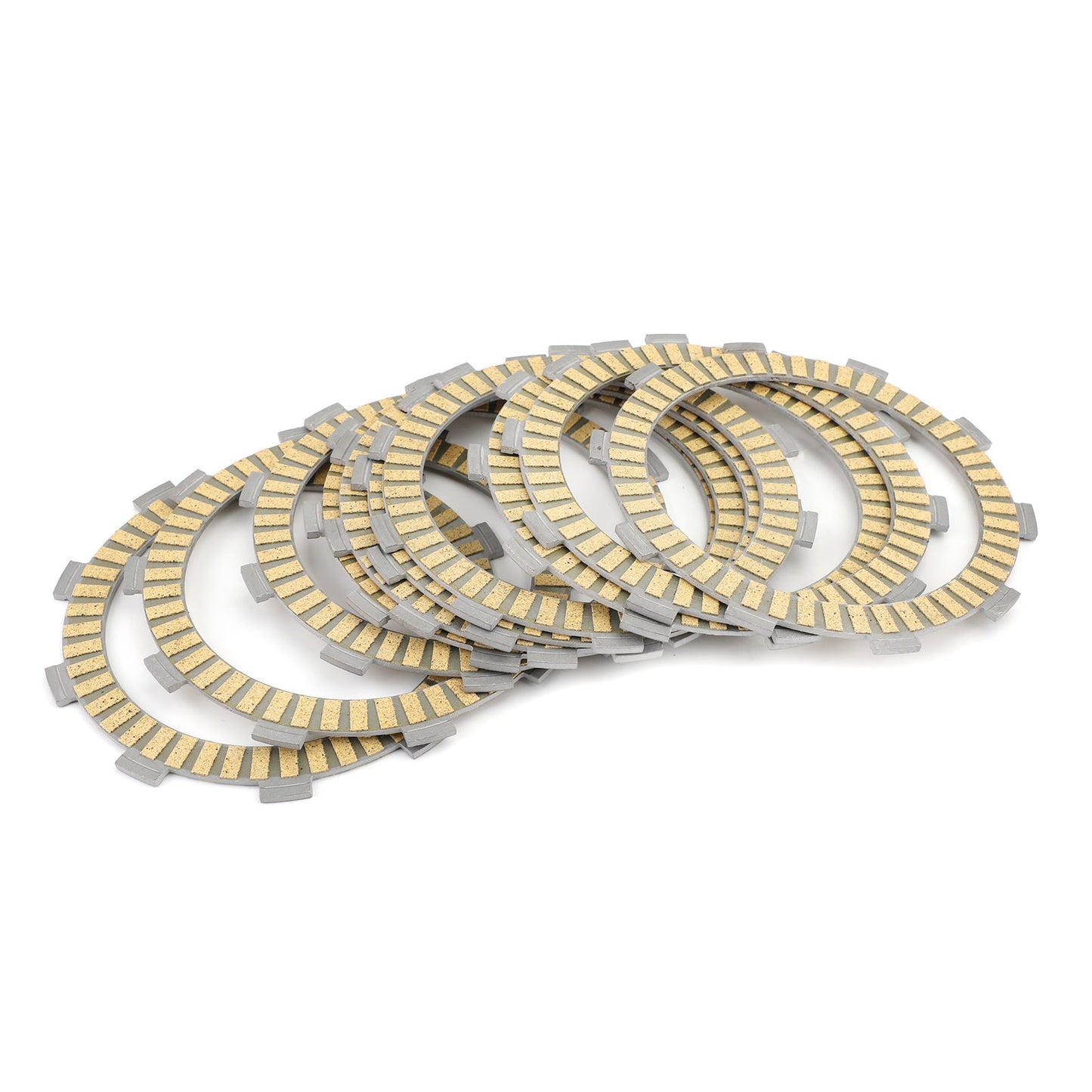 Clutch Plate Kit - Friction Plates For Suzuki GSF1200 Bandit 1200 1996-2005 GSF1200S Bandit S 1996-2006 GSR750 L1/L2/L3 2011-2014 GSXR750 T/V/W/X 1997-1999 TL1000 SV/SW 1997-1998 GS1200 SSK1/ZK1 (GV78A) 2001 GSX1200 FSW/FSX Inazuma 1998-1999