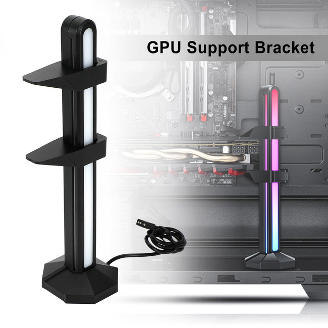 GPU Support Bracket ARGB Graphics Card Sag Brace Video Card GPU Stand Holder
