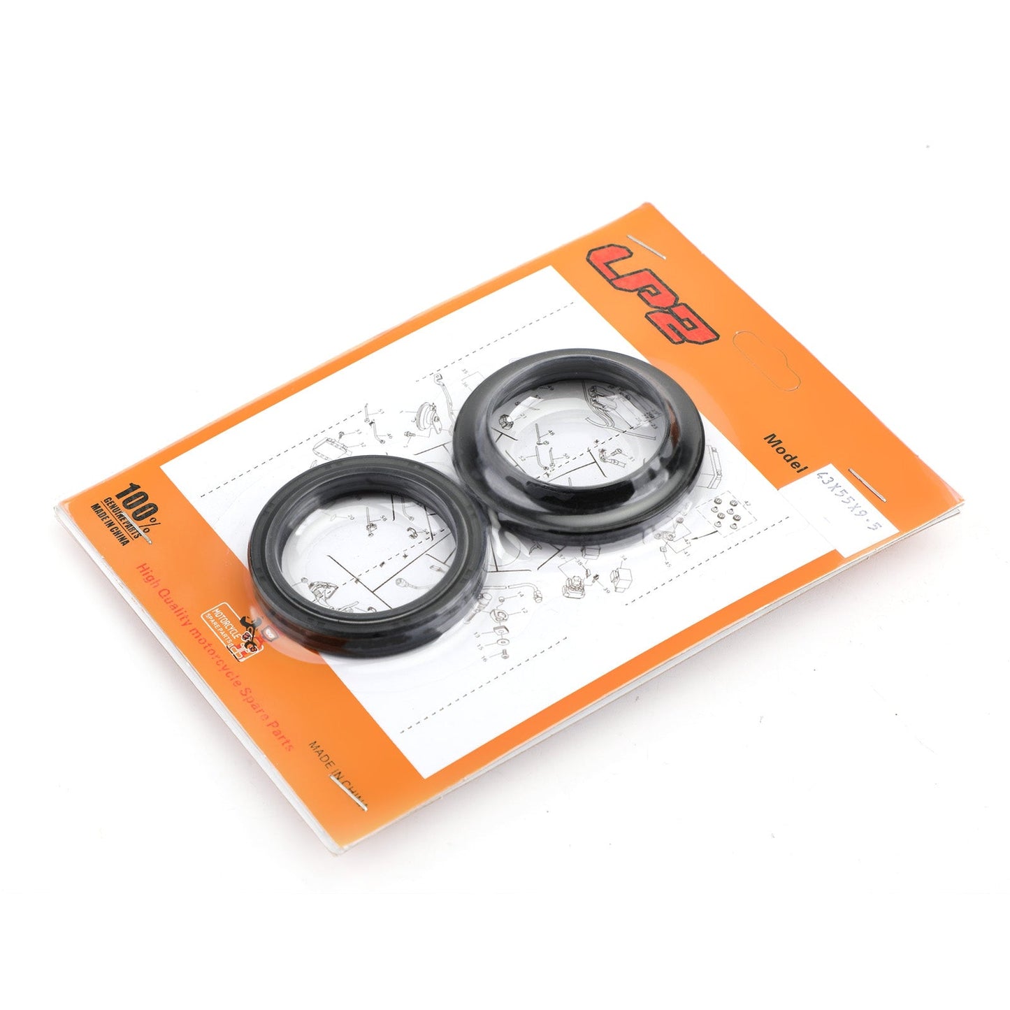 Fork Seal Dust Kit for Kawasaki ZG1400 Ninja ZX7R ZX14R KLX KX ZR ZRX ZXR 88-13