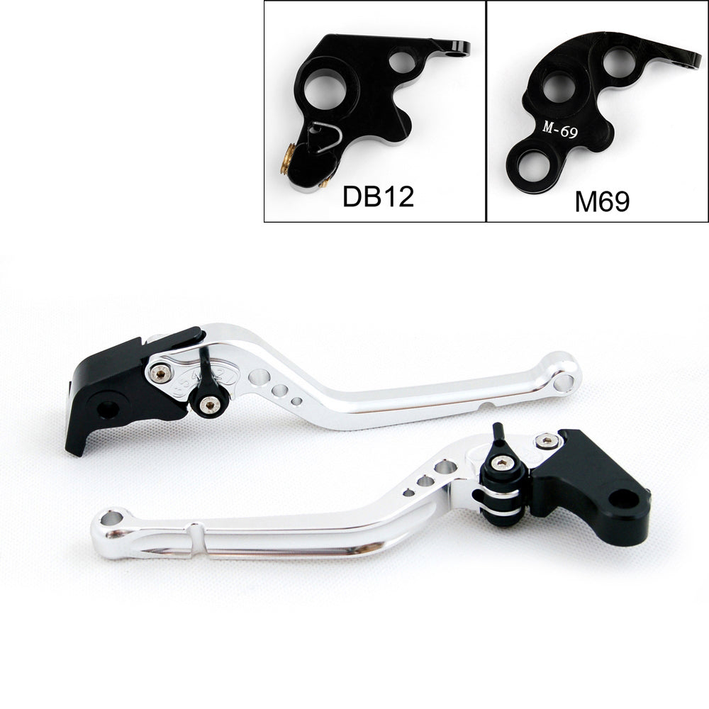 Long Brake Clutch Levers For KTM 690 SMC/SMC-R/Duke/Duke R 2012-13 Black