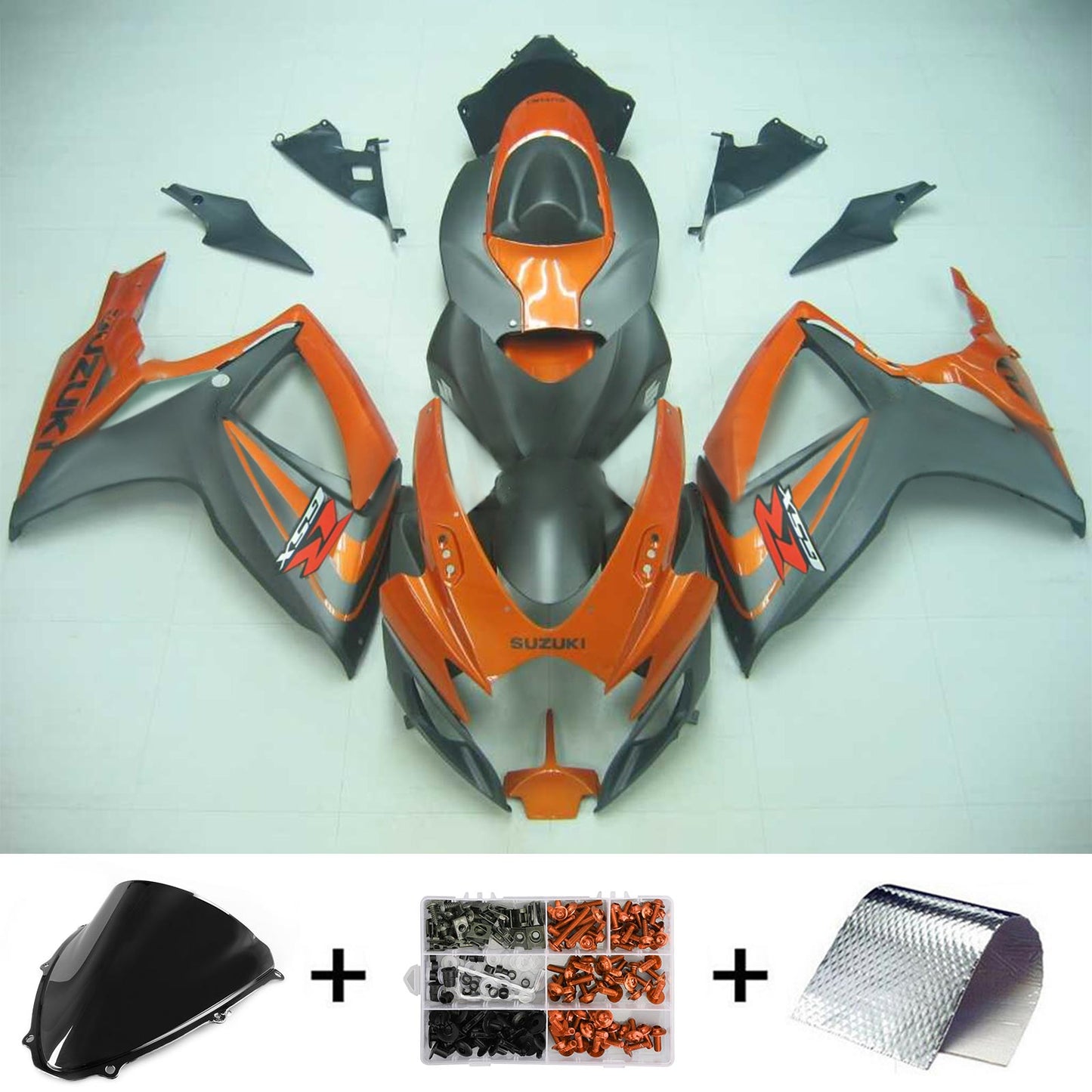 2006-2007 Suzuki GSXR 600/750 K6 Amotopart Injection Fairing Kit Bodywork Plastic ABS #163