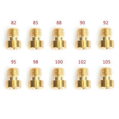 10/set Round Head Main Jet 4mm GY6 50cc 139QMB Scooter Moped Keihin Carb 82-105