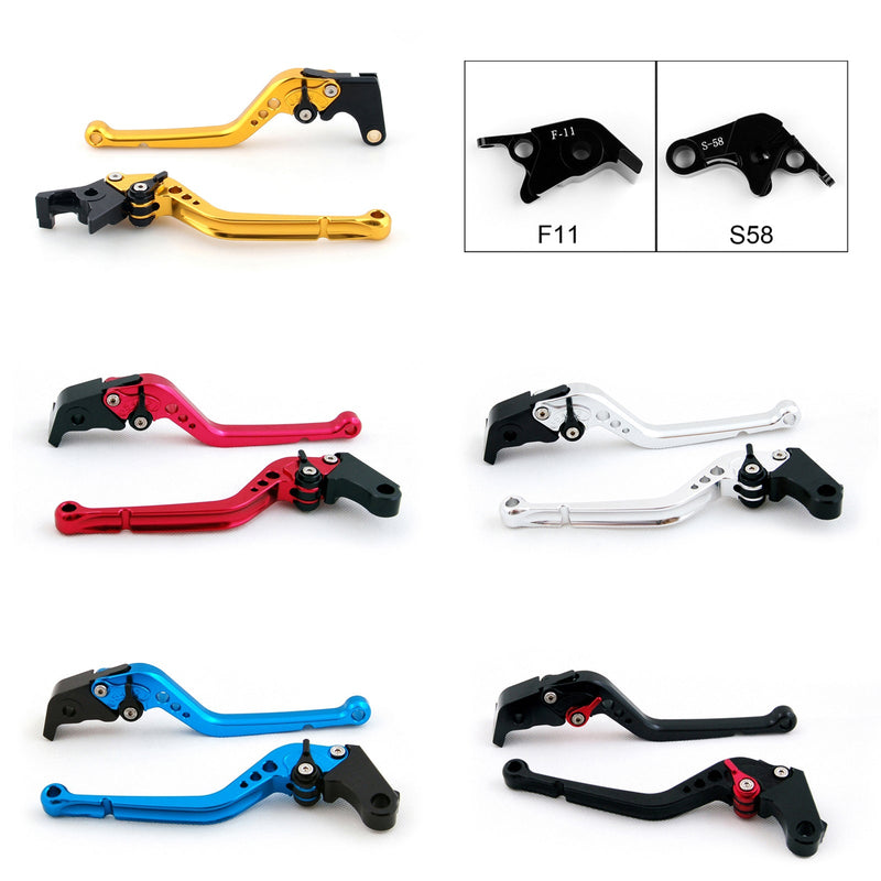 Long Brake Clutch Levers For Aprilia RSV4/RSV4 FACTORY 2009-2014 Black