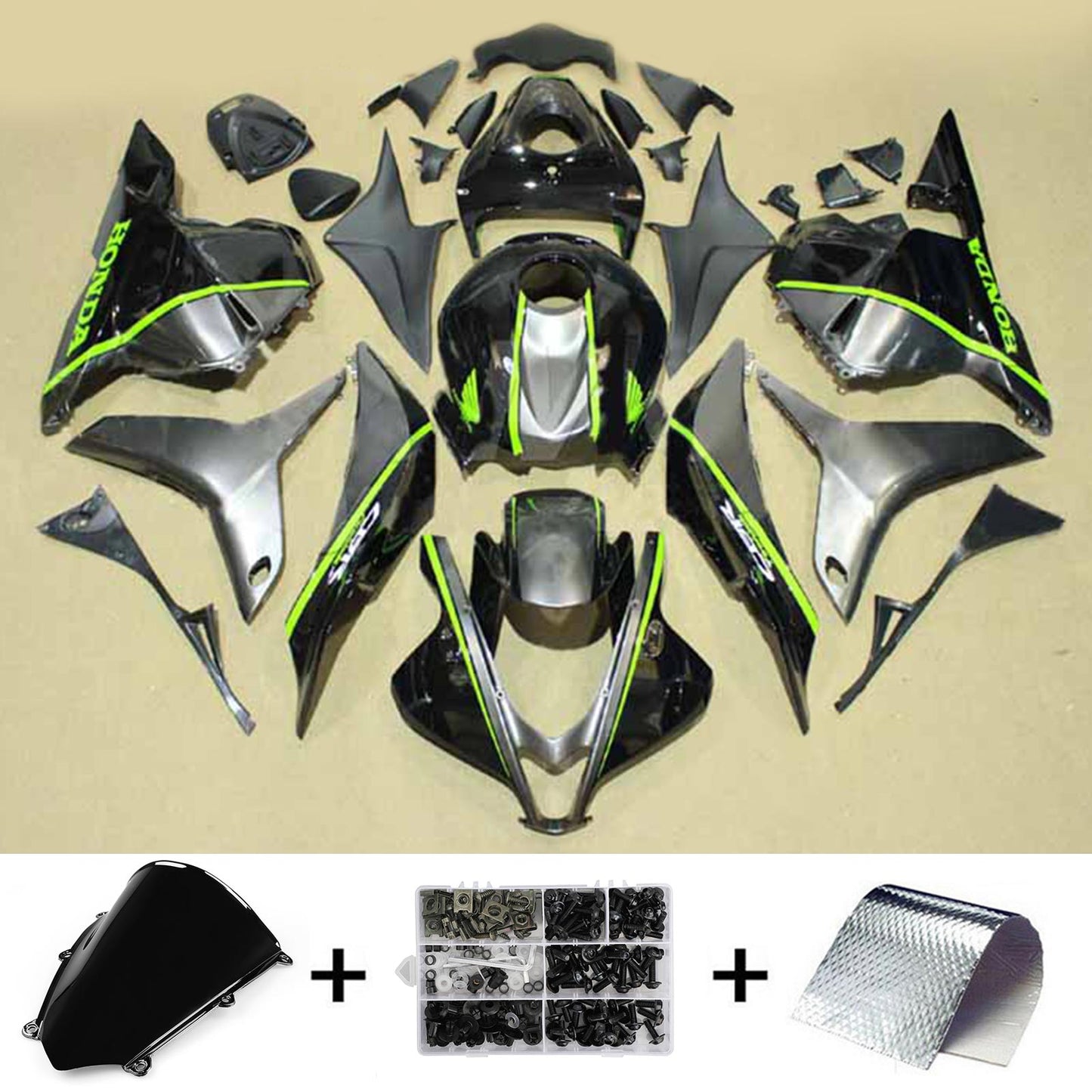 2009-2012 Honda CBR600RR F5 Injection Fairing Kit Bodywork Plastic ABS#187