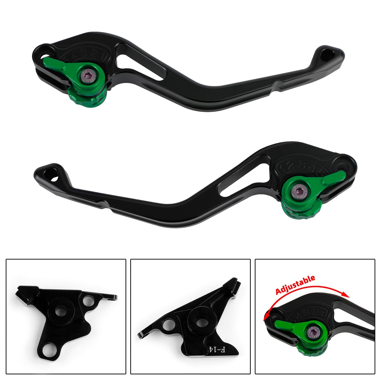 Kawasaki ZRX1100 ZZR1200 ZX7R ZG1000 NEW Short Clutch Brake Lever