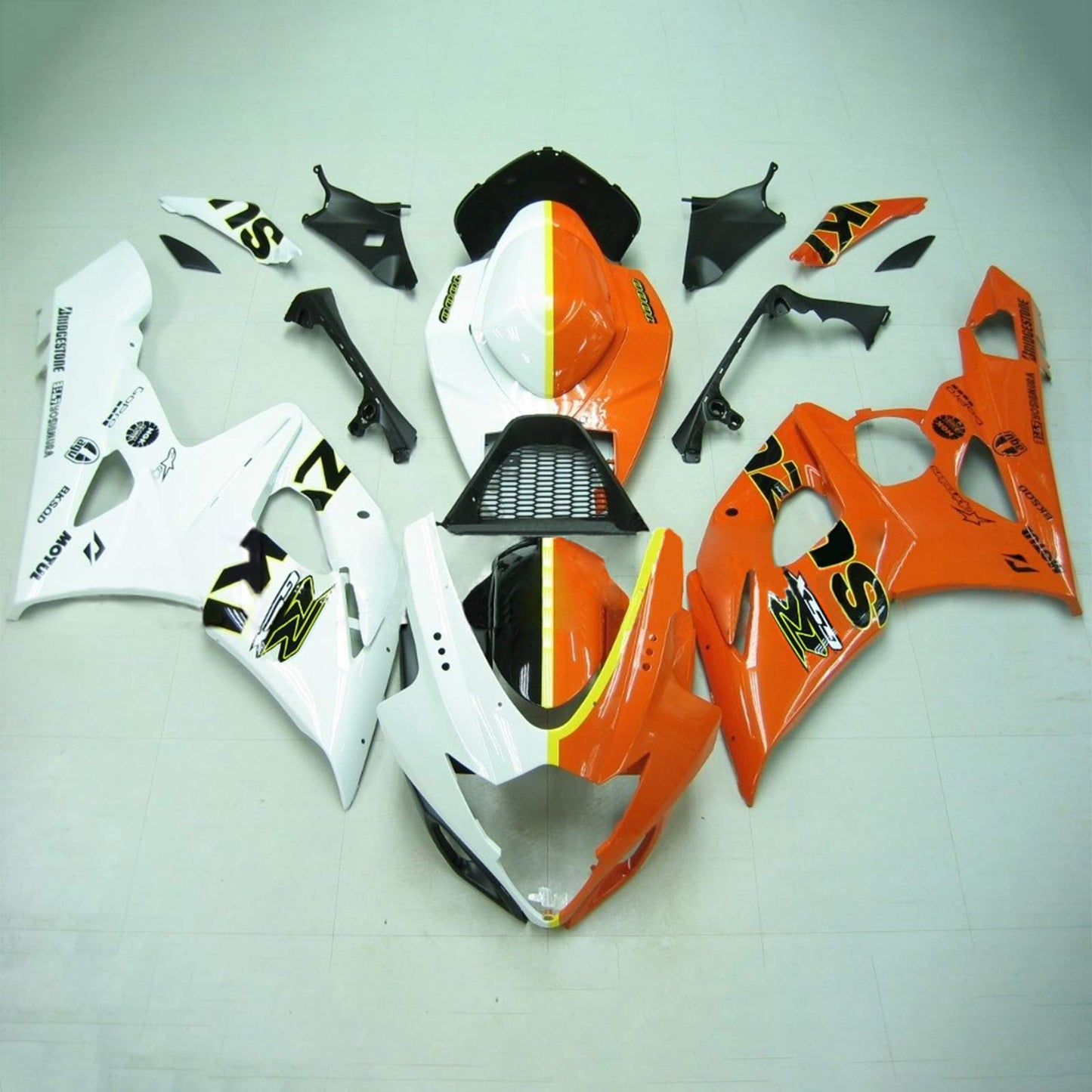 2005-2006 Suzuki GSXR1000 K5 Amotopart Injection Fairing Kit Bodywork Plastic ABS #119