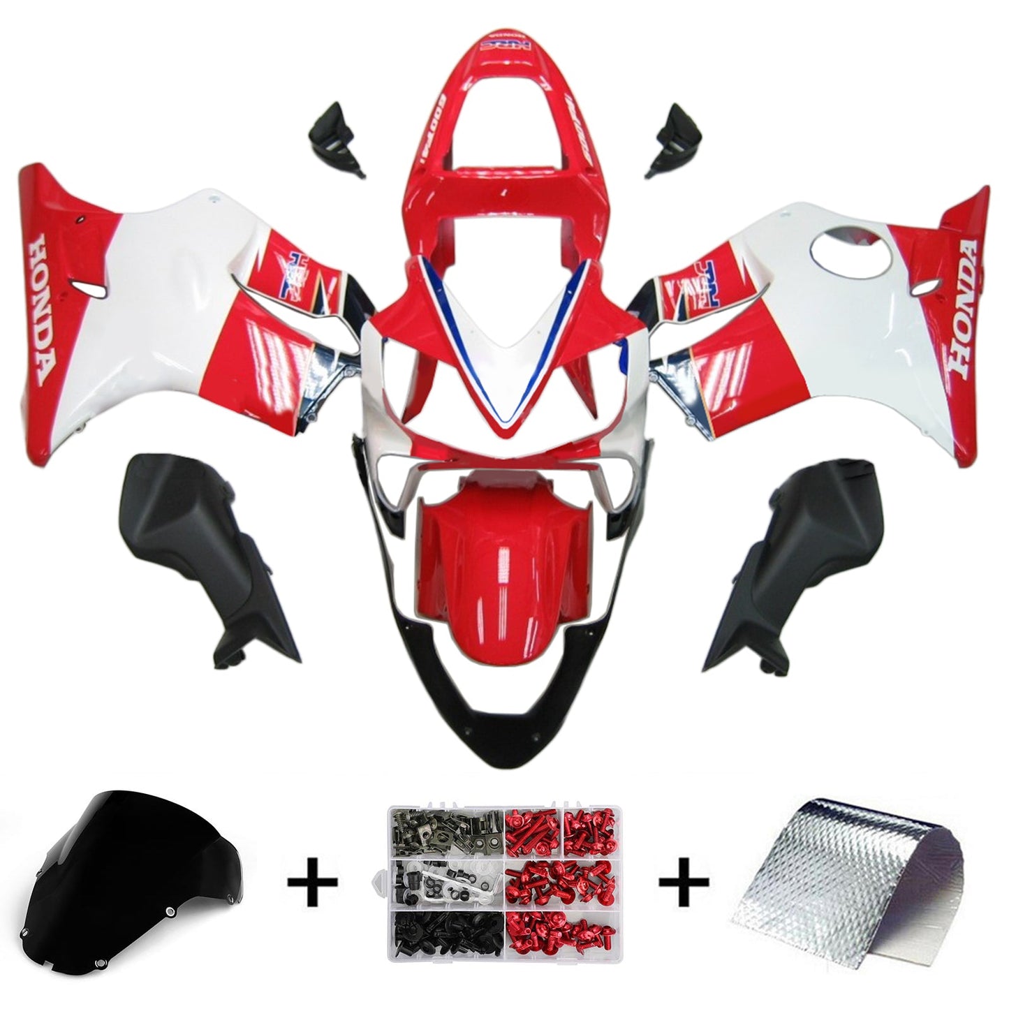 2001-2003 Honda CBR600 F4i Injection Fairing Kit Bodywork Plastic ABS #118