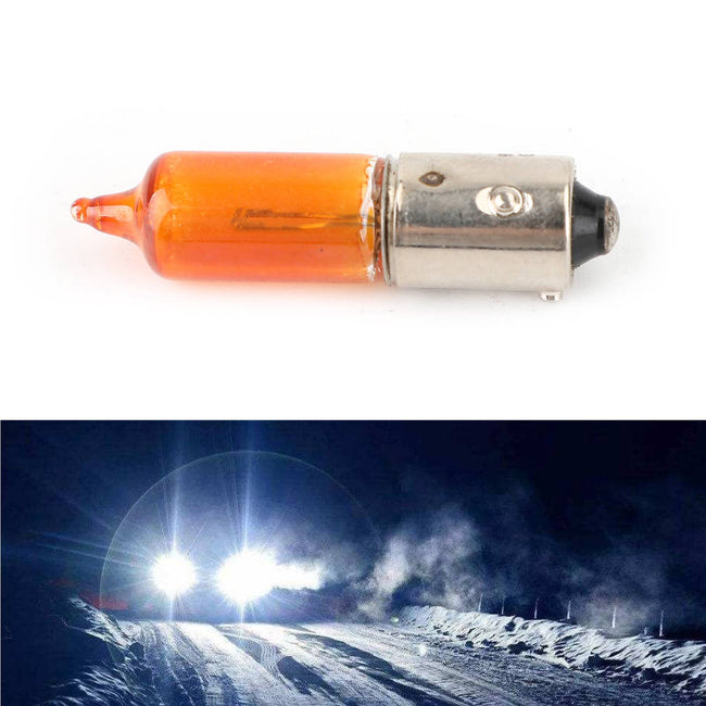 For Philips 12146 Hy21W 12V 21W Turn Signal Halogen Light Lamp Bulb Amber Baw9S
