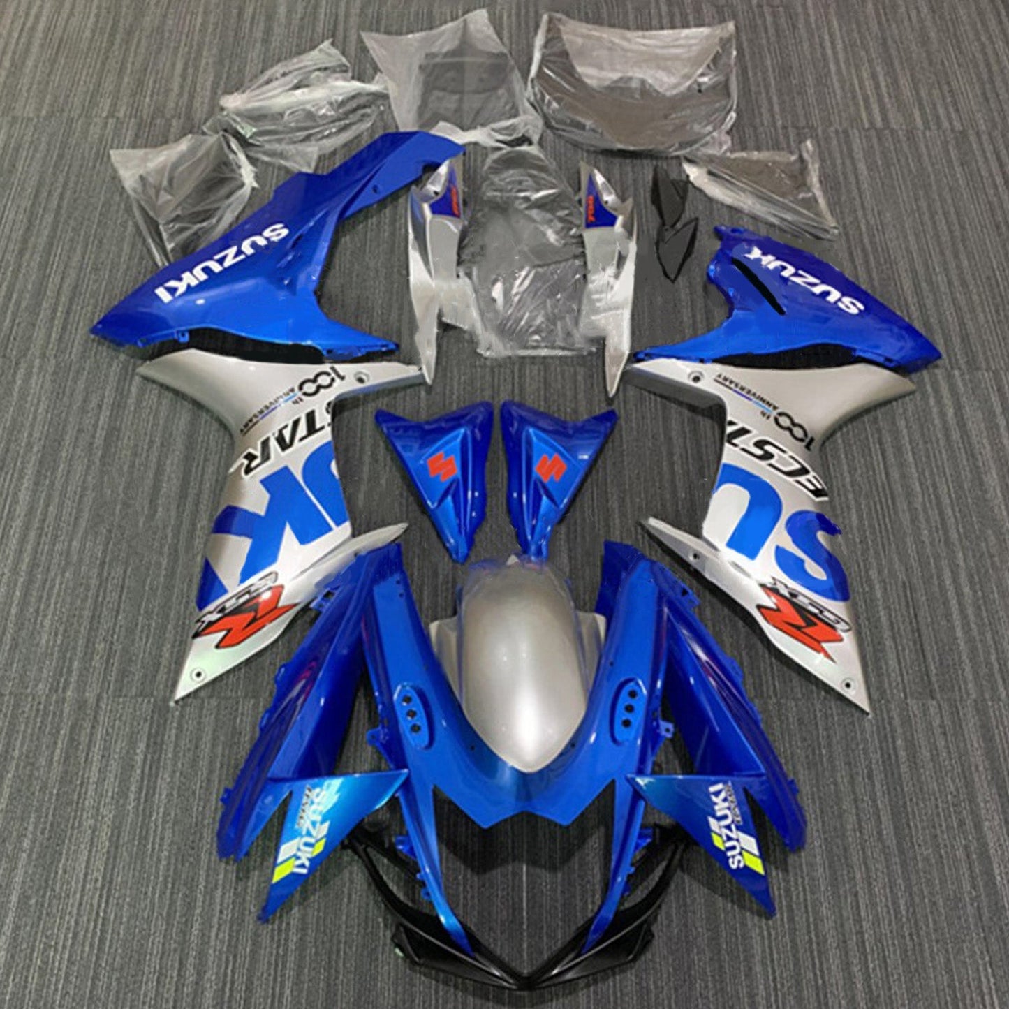 2011-2024 Suzuki GSXR 600/750 K11 Amotopart Injection Fairing Kit Bodywork Plastic ABS #101