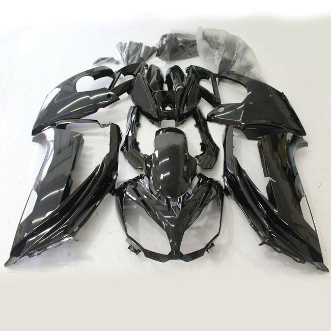 2012-2016 Kawasaki Ninja 650 EX650 Amotopart Fairing Gloss Black Kit