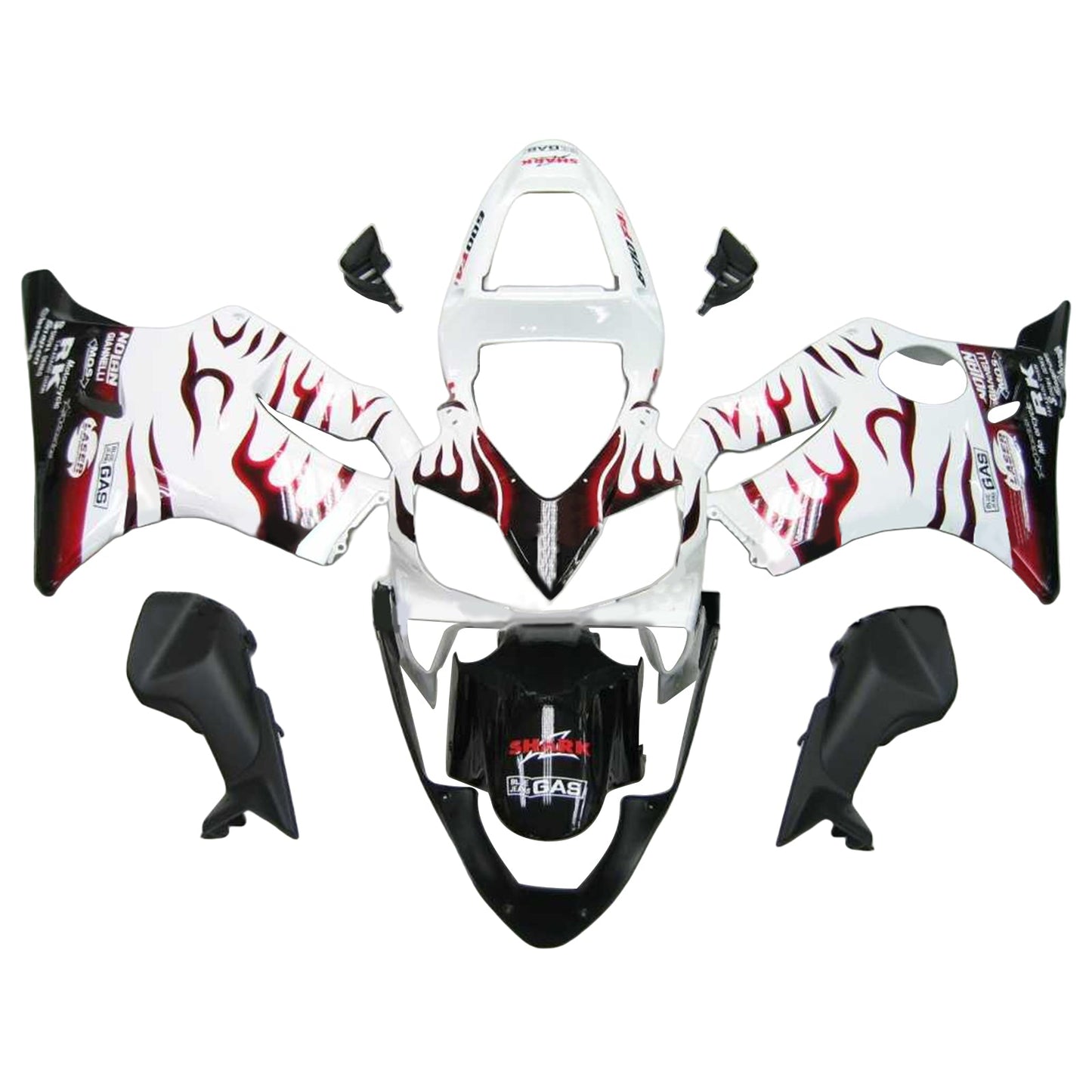 2001-2003 Honda CBR600 F4i Injection Fairing Kit Bodywork Plastic ABS #102