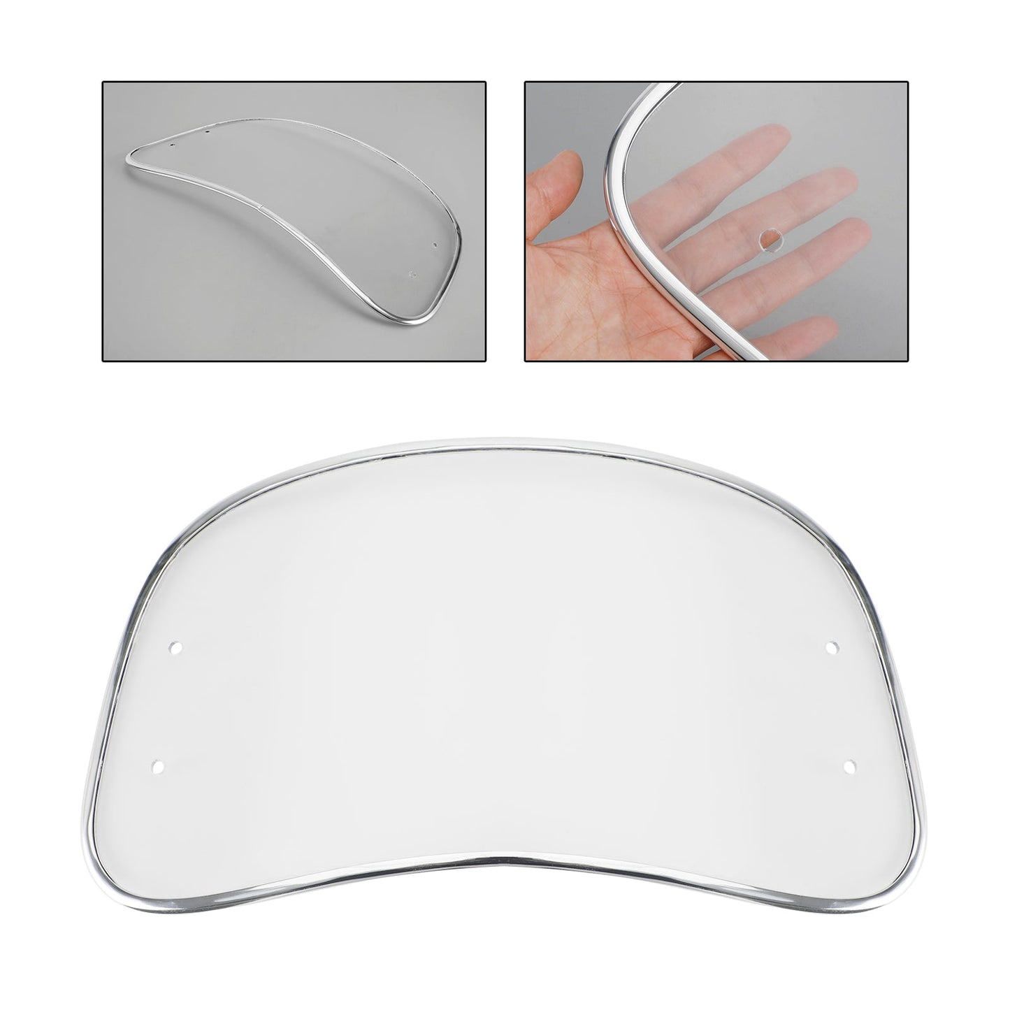 Universal ABS Motorcycle Front Windscreen Windshield fit for Most of motorcycle