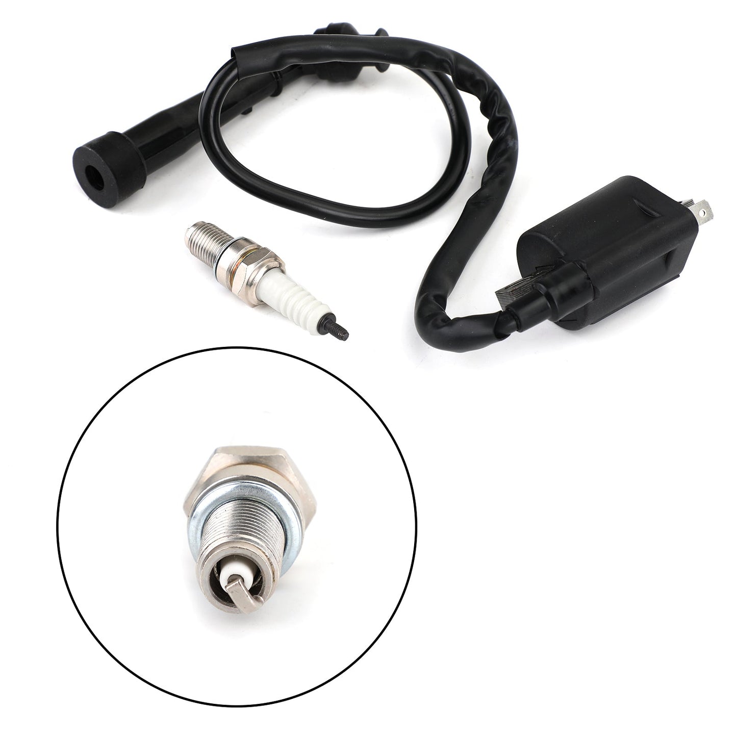 Ignition Coil + Spark Plug For Yamaha Grizzly 660 Raptor 660R