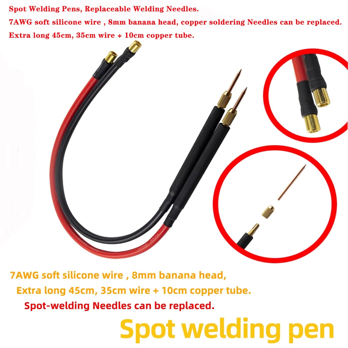 DIY Smart Control Double Pulse Welding Spot Welder Pen For Farad Capacitor 18650