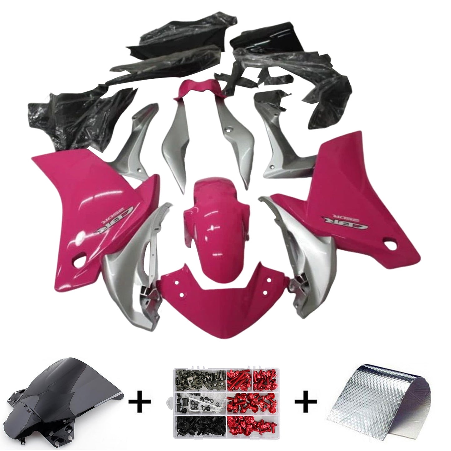 2011-2015 Honda CBR250R Injection Fairing Kit Bodywork Plastic ABS