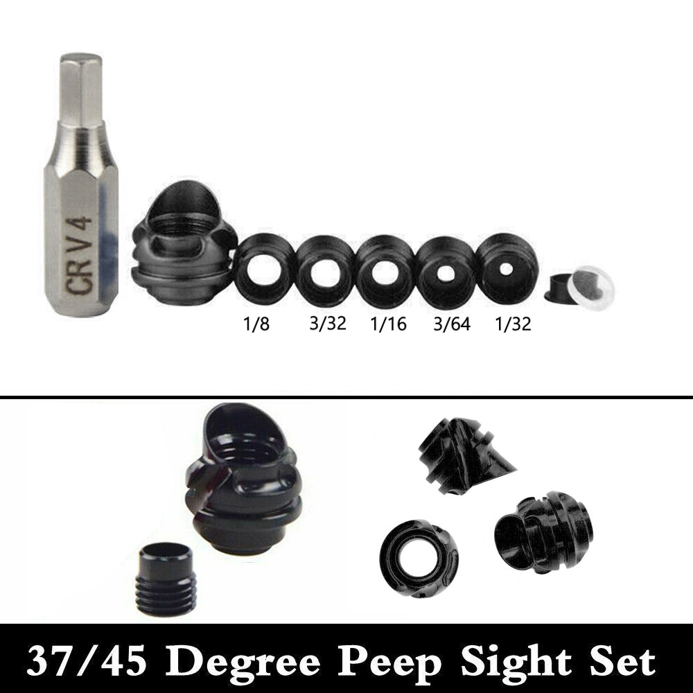 Kit Clarifier Bow Housing 37/45 Inner Degree Lens Core Sight Compound Peep