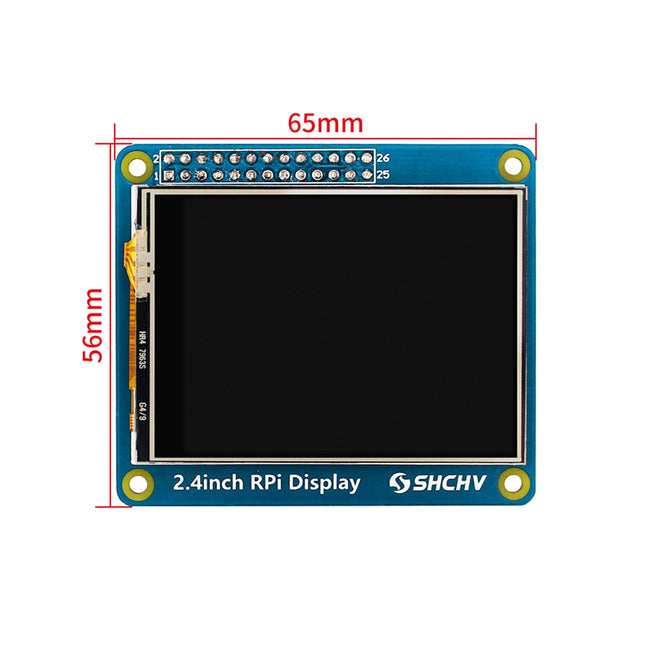 2.4" Touch Screen TFT LCD 320*240 Pixel Display for Raspberry Pi 4B 3B+ Zero 2 W