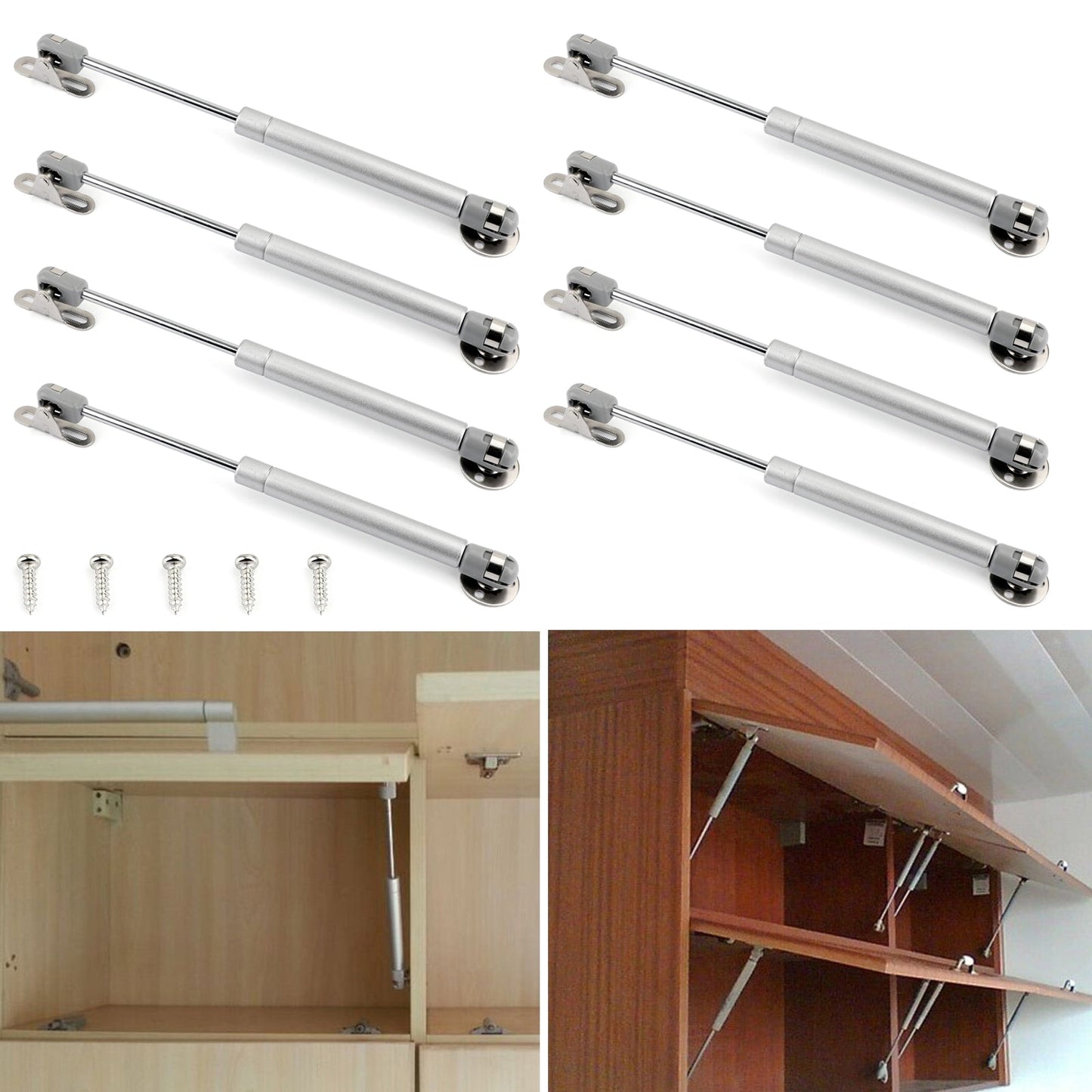 1X Kitchen Door Lift Pneumatic Hydraulic Gas Spring Lid Flap Stay Strut Support