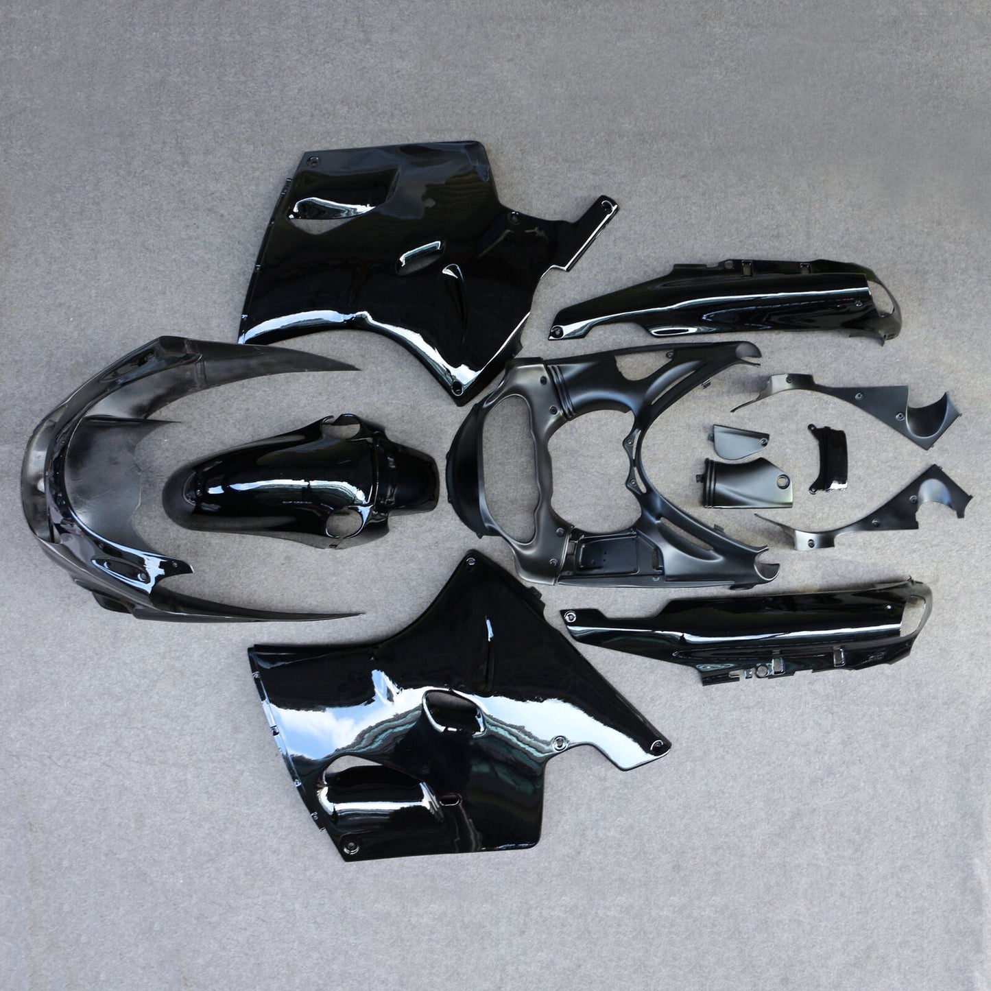 1993-2003 Kawasaki ZZR1100 Amotopart Injection Fairing Kit Bodywork Plastic #101