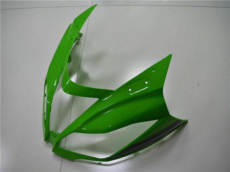 2013-2016 Kawasaki Zx6R Amotopart Fairing Injection Plastic Kit Green Kit Fit W/Bolt