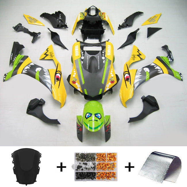 2020-2024 Yamaha YZF R1 Amotopart Injection Fairing Kit Bodywork Plastic ABS #101