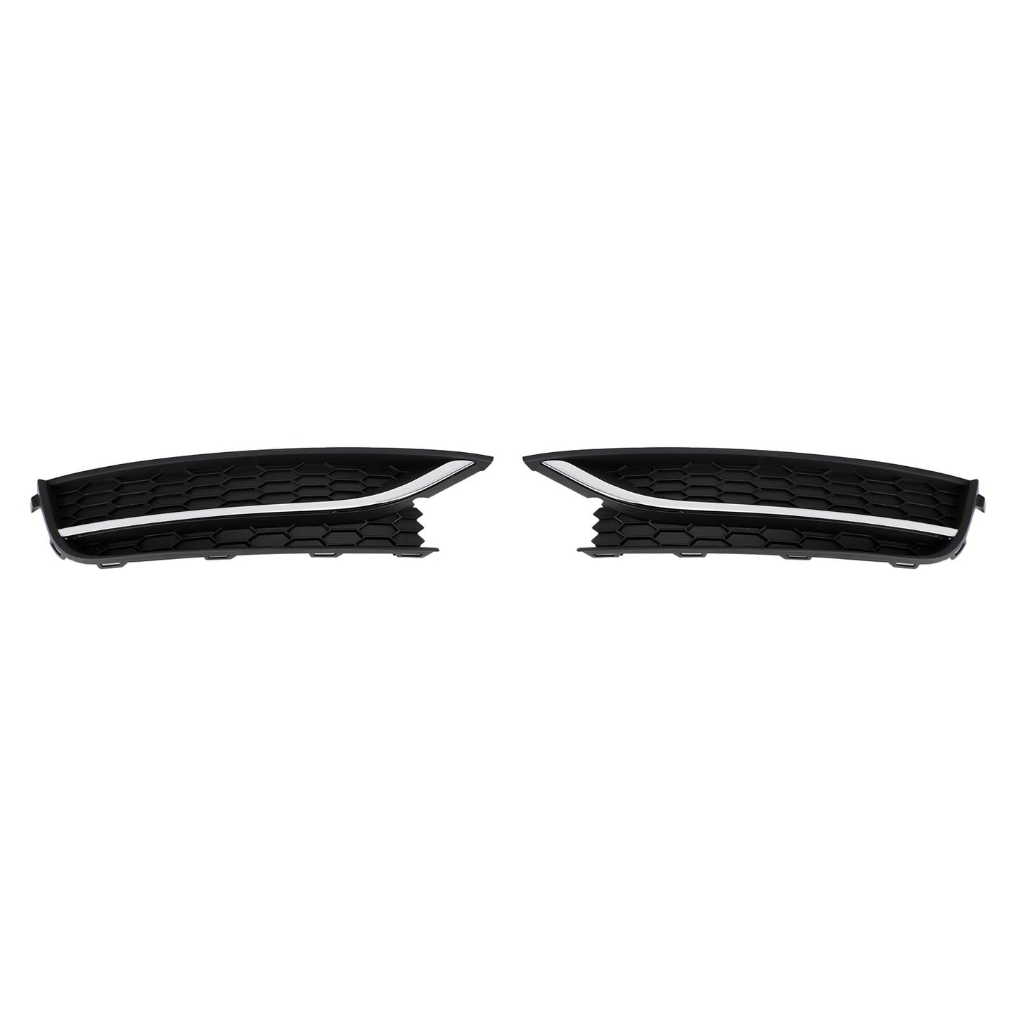 2PCS VW Passat 2012-2015 Front Driving Fog Light Cover Black/Chrome