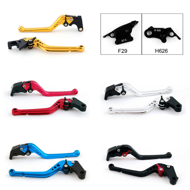 Long Brake Clutch Levers For Honda CBR929RR CBR 929 RR 2000-2001 Black