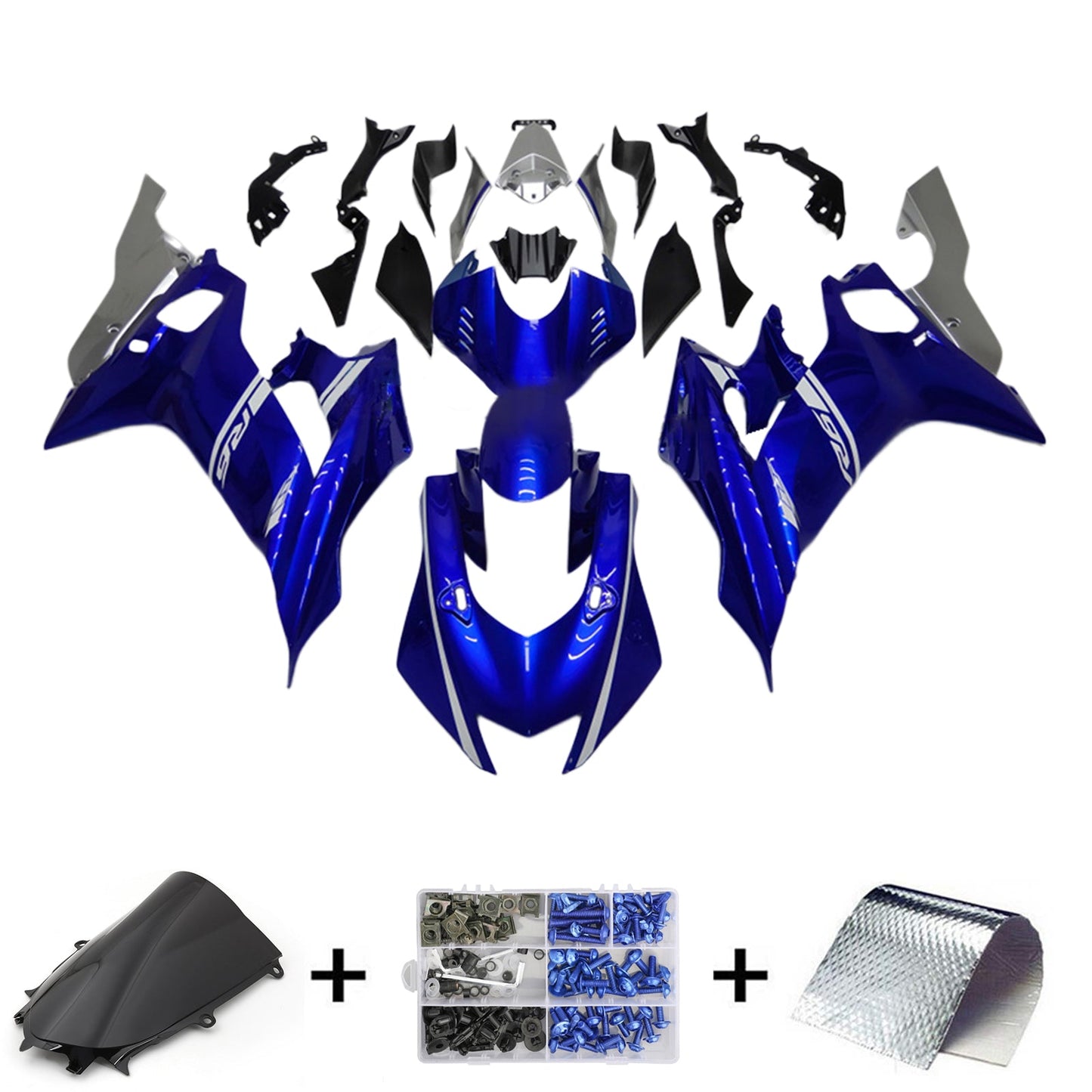 2017-2022 Yamaha YZF-R6 Fairing Kit Bodywork Plastic ABS