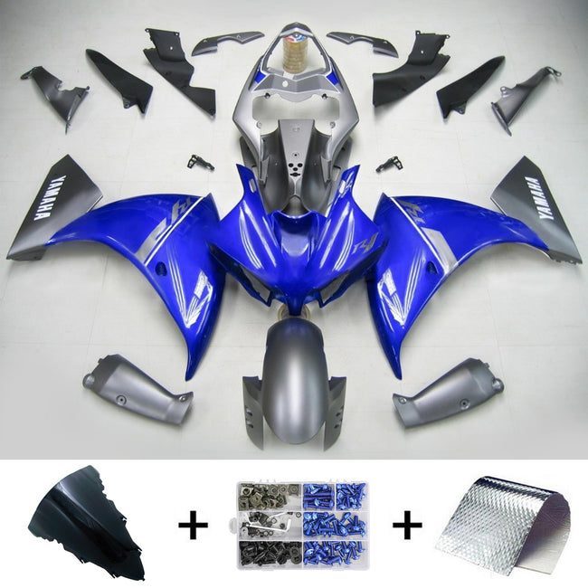 2012-2014 Yamaha YZF 1000 R1 Amotopart Injection Fairing Kit Bodywork Plastic ABS #139