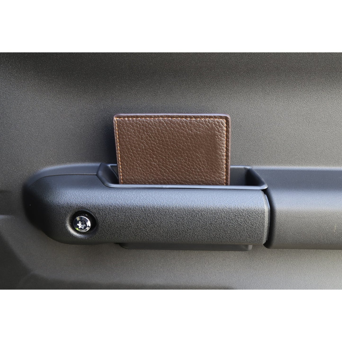 Armrest Container Door Storage Box Handle Pocket For Suzuki Jimny 2019 2020 Black