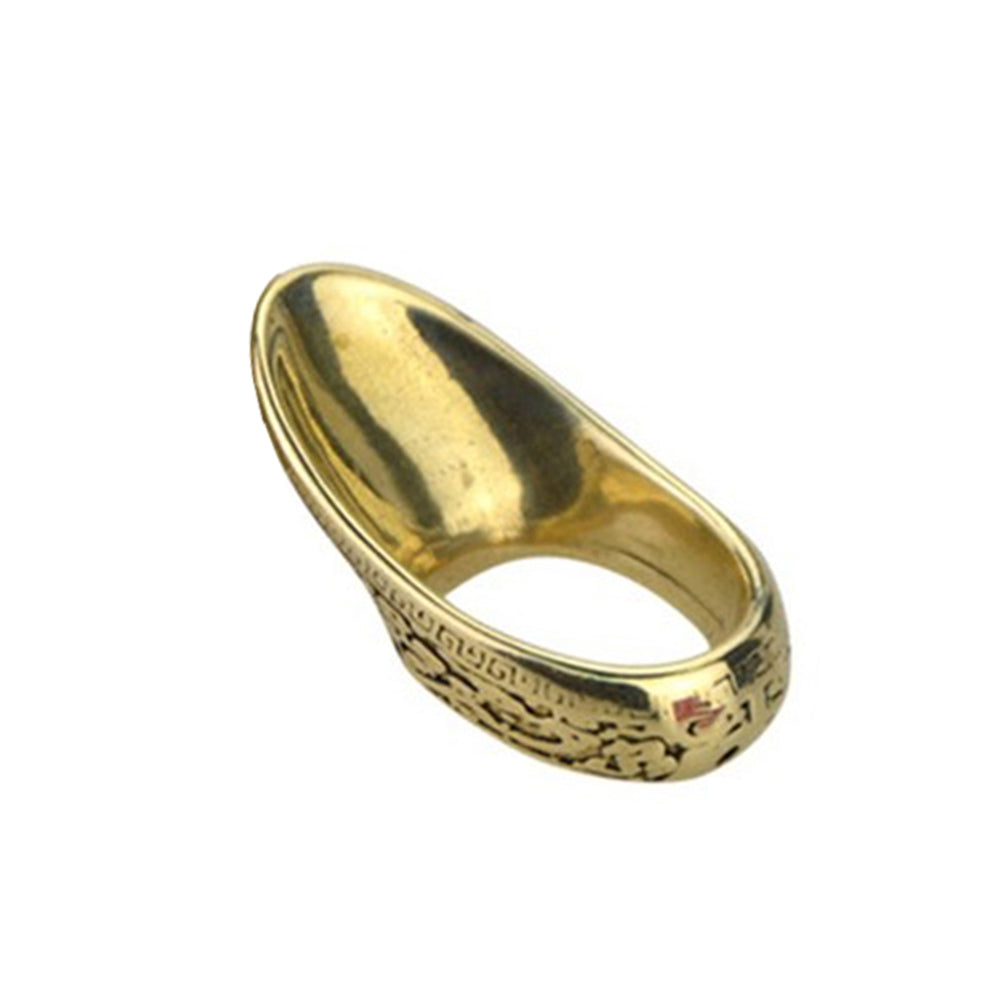 Archery 22mm Copper Thumb Ring Finger Guard Protector Gear Bow Hunting