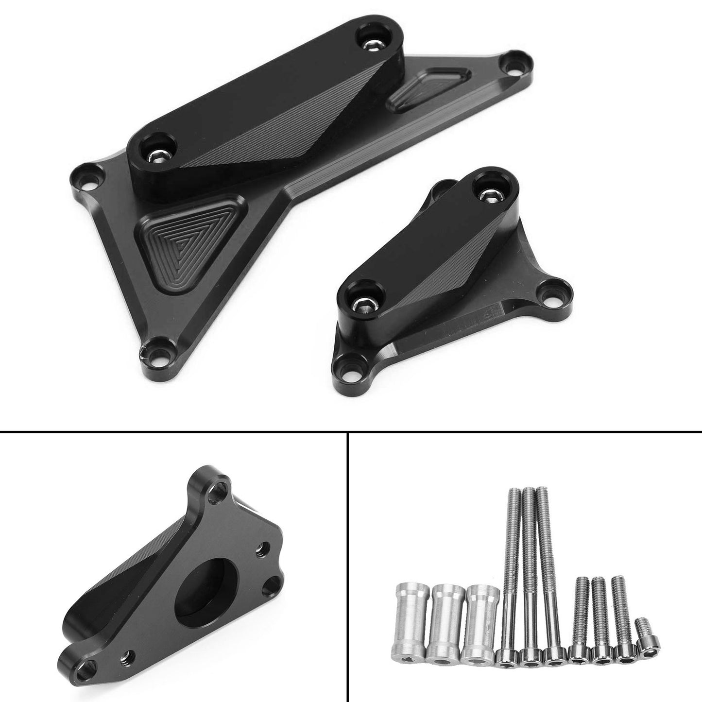 Motorcycle Engine Case Stator Cover Guard Slider For Suzuki Gsr400 600 Gsx750 Titanium
