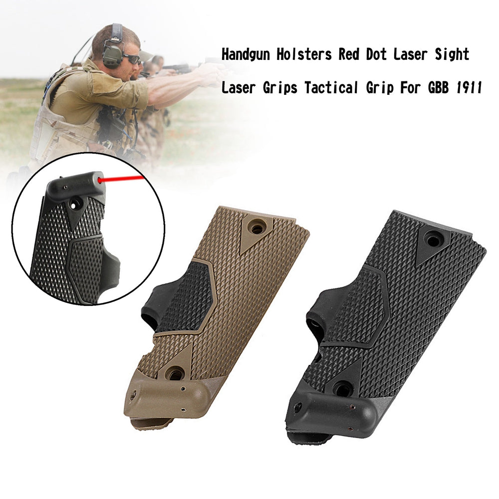 Handgun Holsters Red Dot Laser Sight Laser Grips Tactical Grip For 1911
