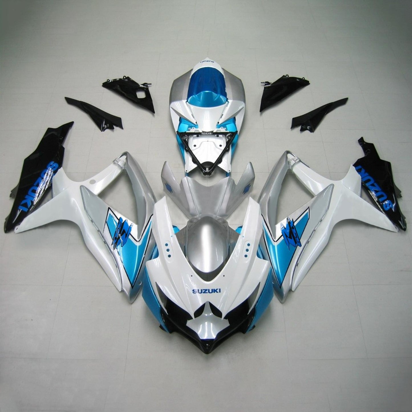 2008-2010 Suzuki GSXR 600/750 K8 Amotopart Injection Fairing Kit Bodywork Plastic ABS #131