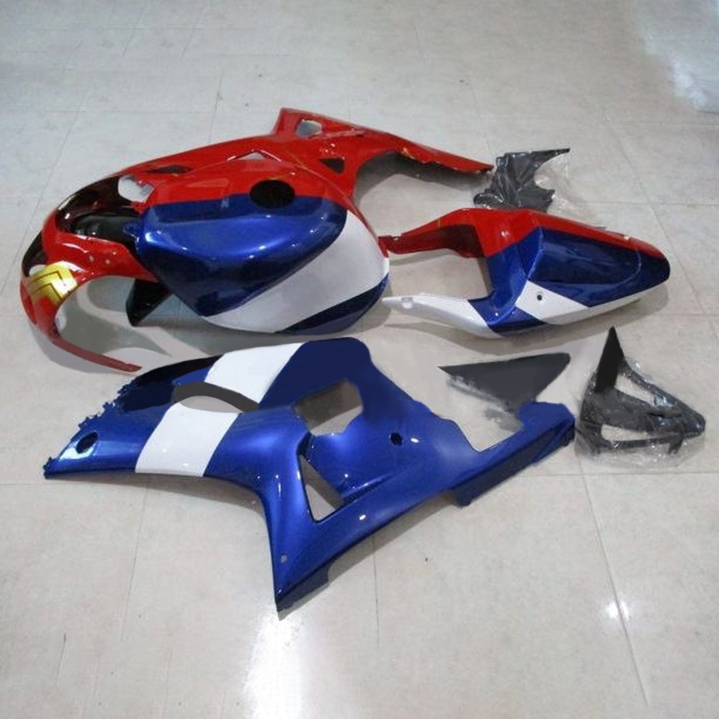 2001-2003 Suzuki GSXR750 K1 Amotopart Injection Fairing Kit Bodywork Plastic ABS #102