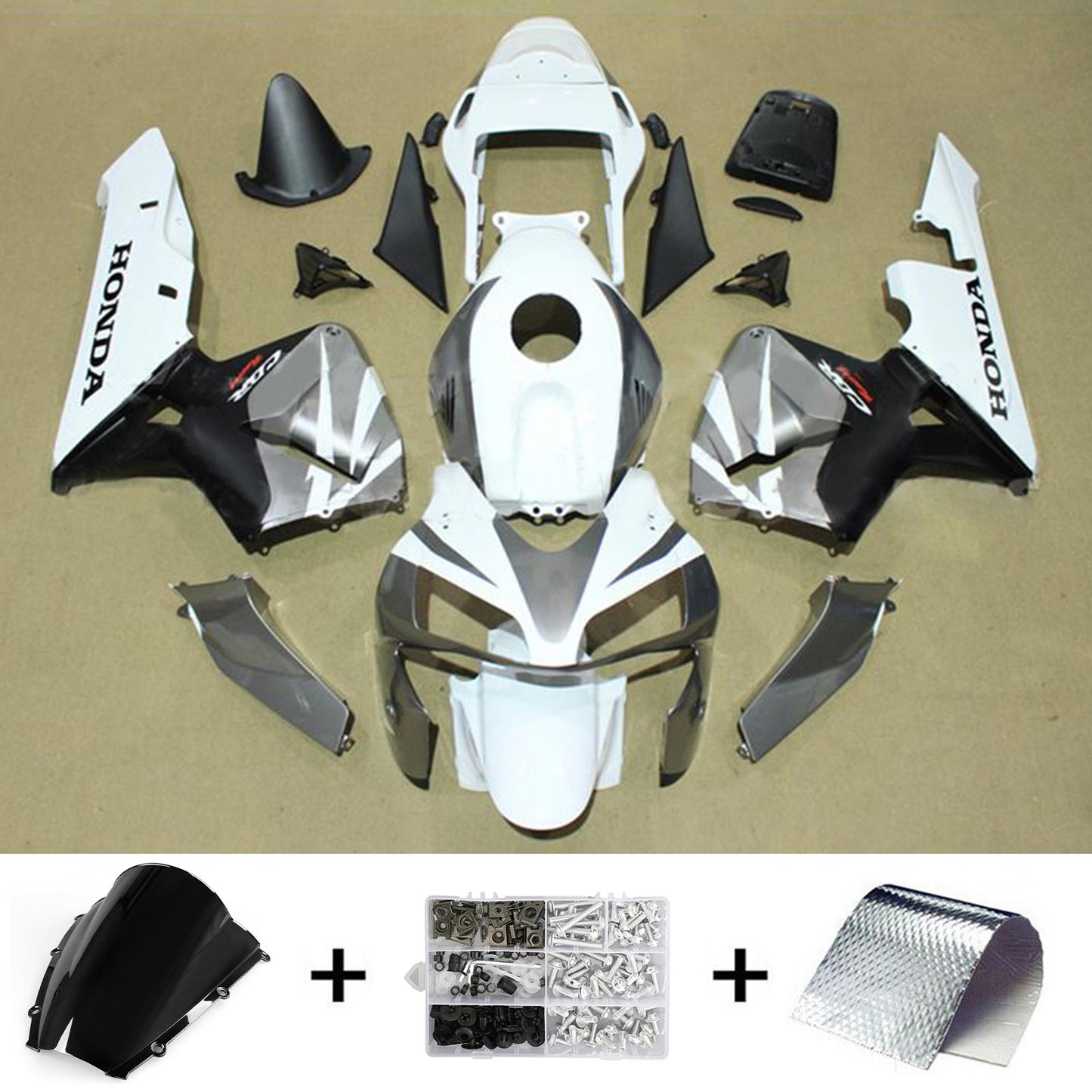 2003-2004 Honda CBR600RR F5 Injection Fairing Kit Bodywork Plastic ABS#213