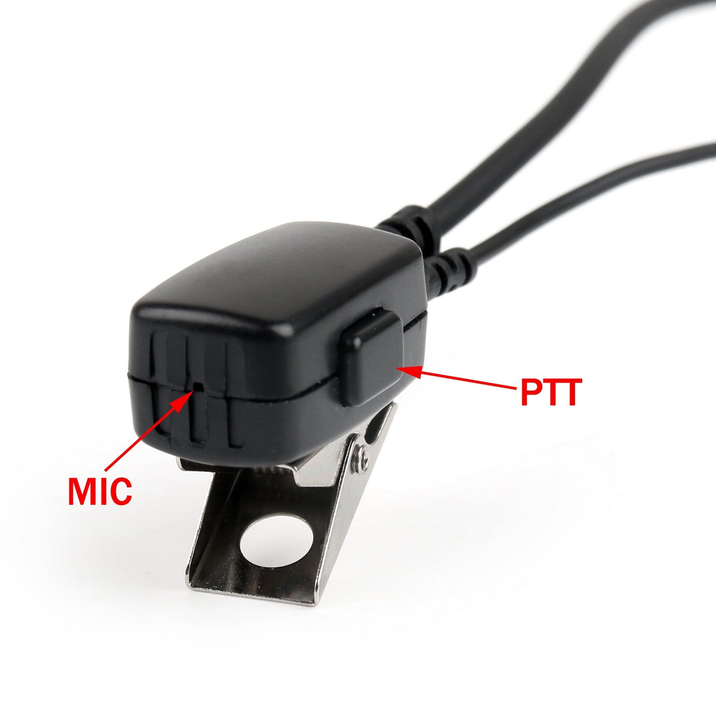 1x Security G-Shape Headset Earpiece 2 Pin Mic Motorola Radio For CP040 GP300