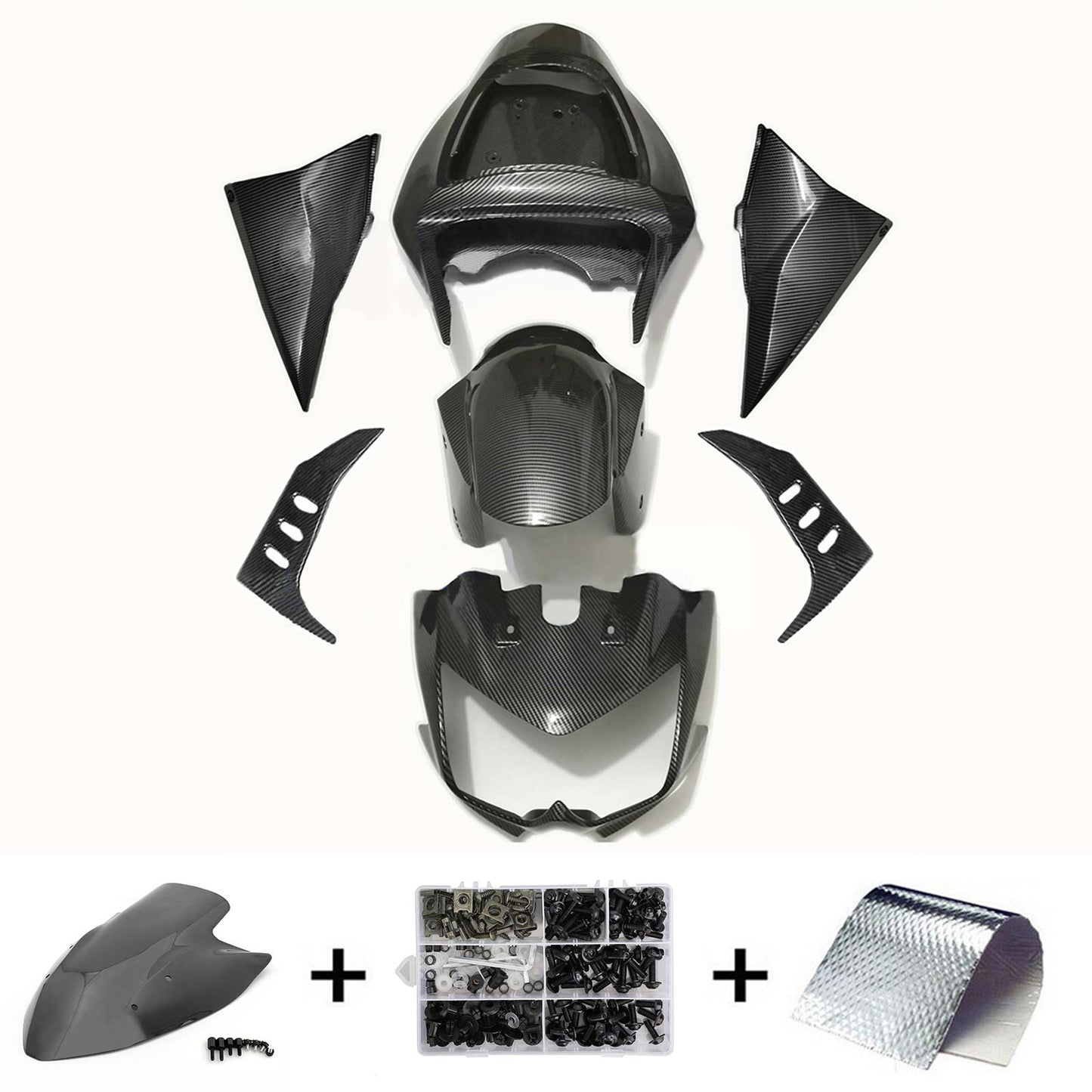 2003-2006 Kawasaki Z1000 Injection Fairing Kit Bodywork Plastic ABS#102