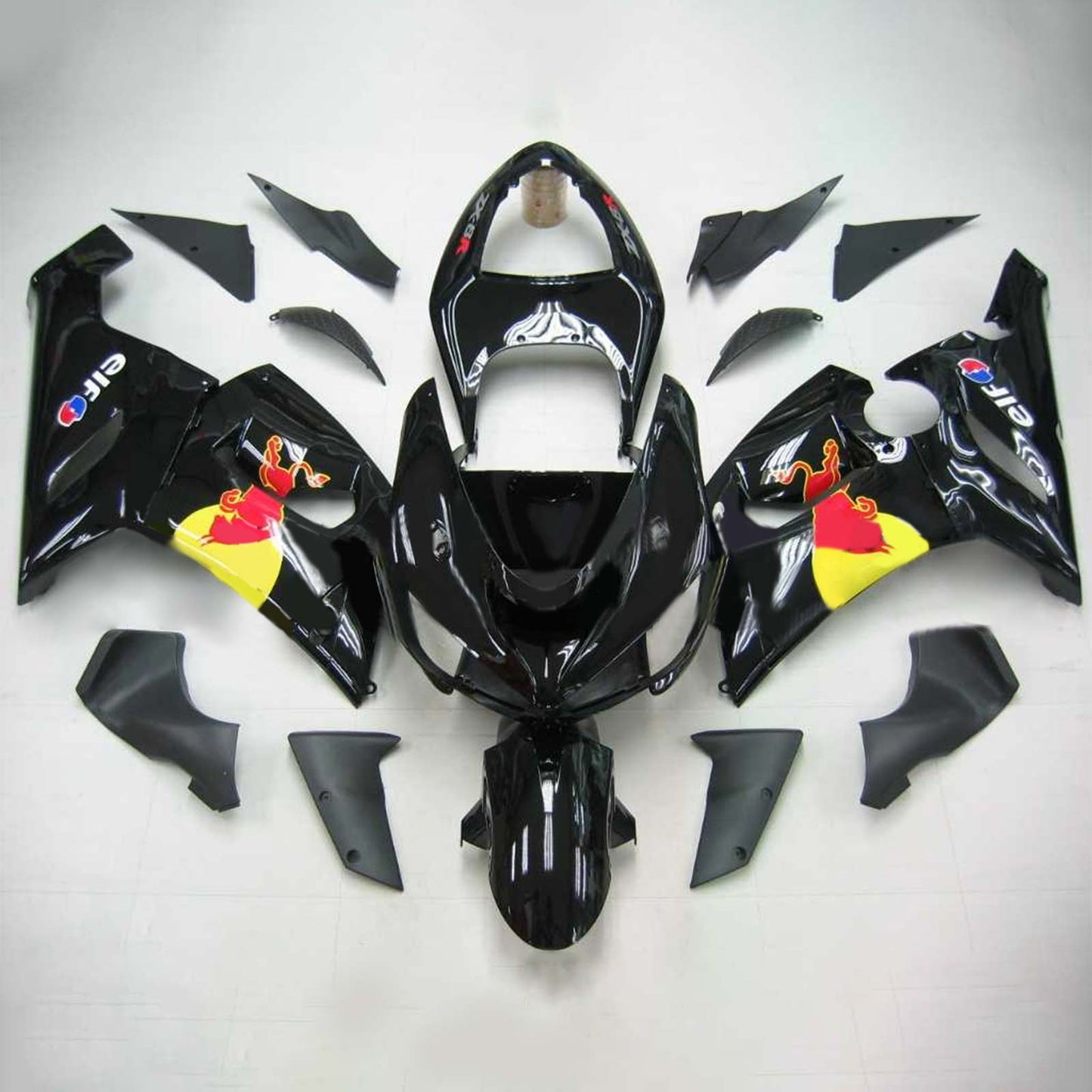 2005-2006 Kawasaki ZX6R 636 Injection Fairing Kit Bodywork Plastic ABS #144